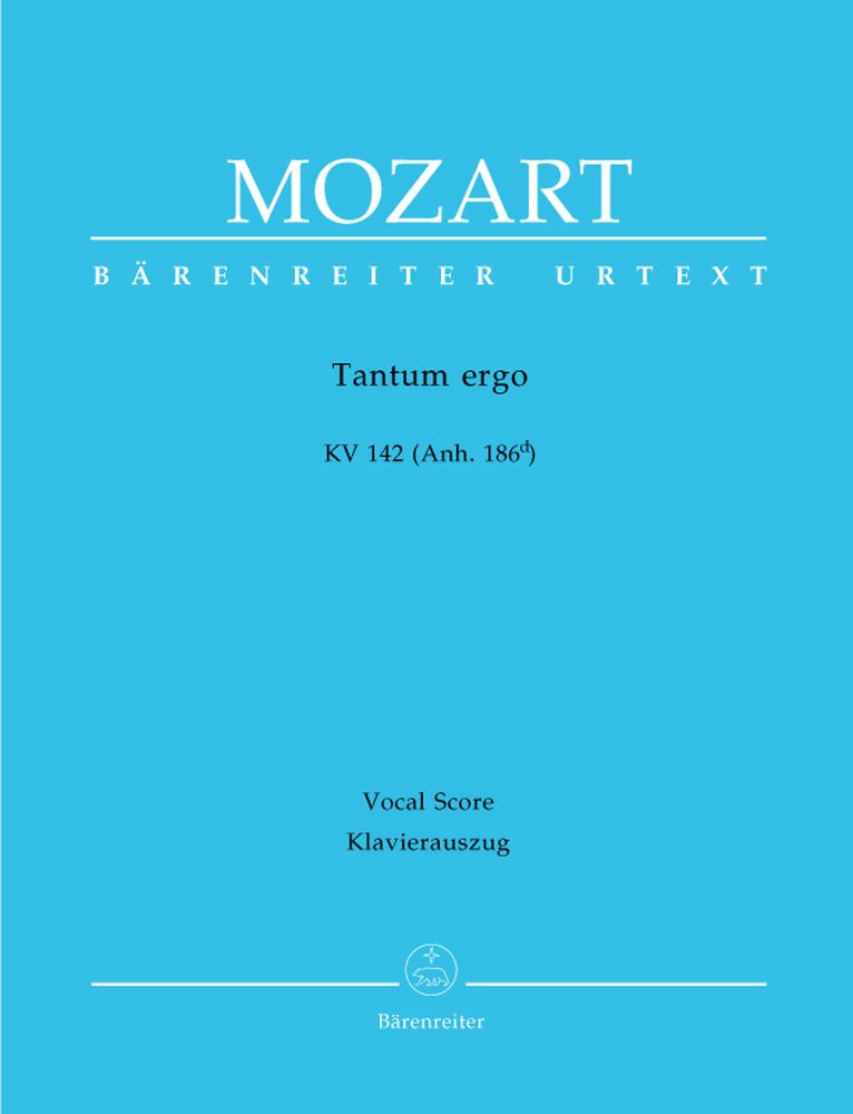 Barenreiter Moz W.A. - Tum Ergo Kv 142 (Anh. 186D) - Reduction Ch Piano