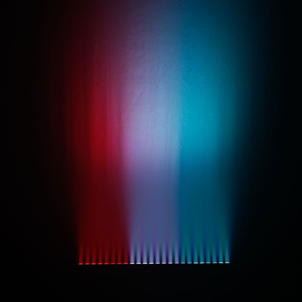 Tribar 400 Ir - Barre Led Tricolores (Rgb) 24 X 3 W Boitier Noir Avec Tlcommande Infrarouge