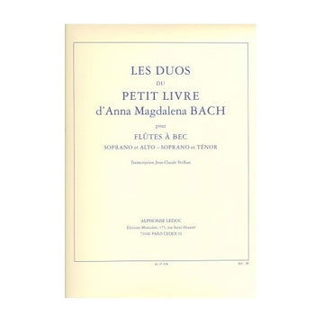 Kleines Buch der Anna Magdalena Bach