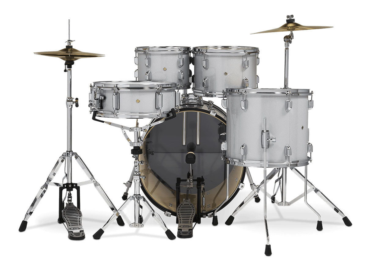 SET COMPLETO BATTERIA CENTERSTAGE DIAMOND WHITE SPARKLE PDCE2015KTDW