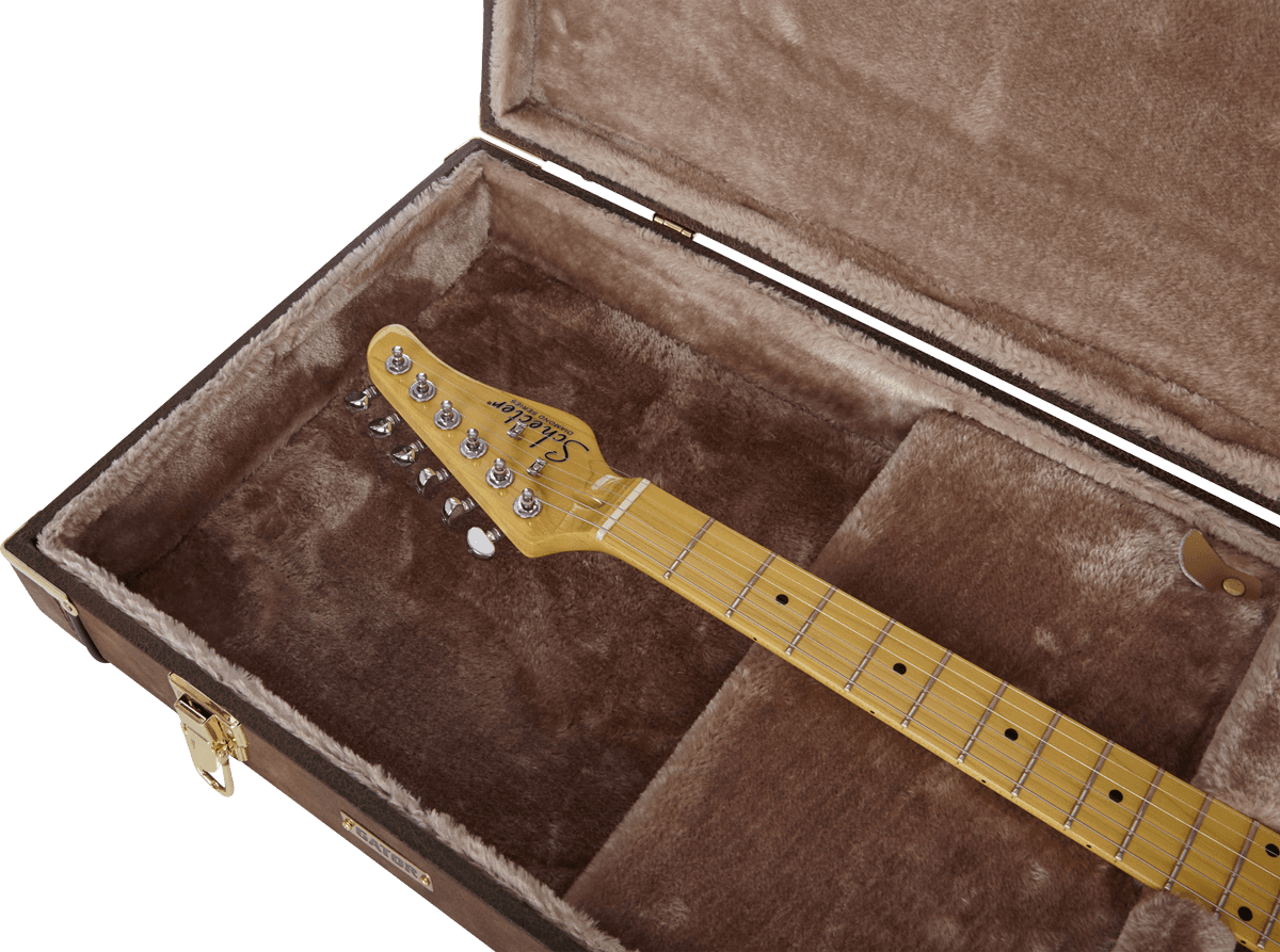 Étui Électrique Vintage Brown en Bois Deluxe - GW