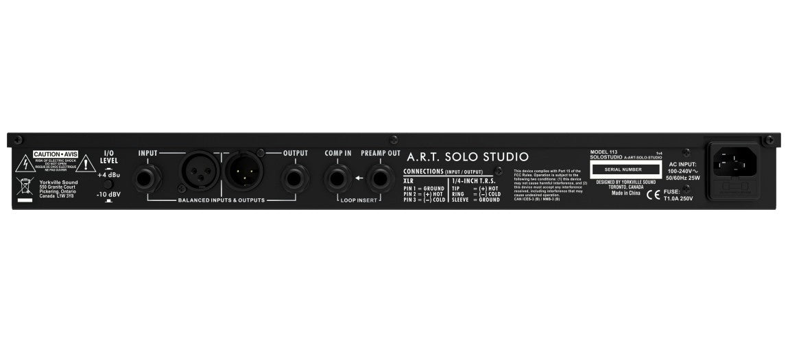 Solo Studio Multi-voice Channel Strip