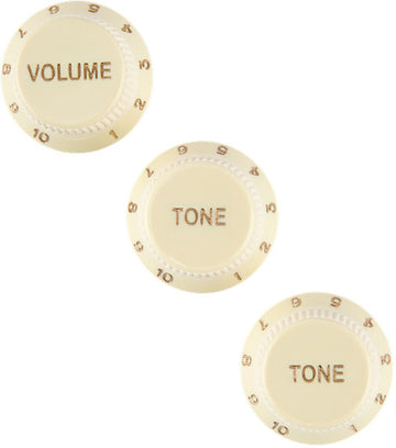 Stratocaster Soft Touch Knobs Aged White