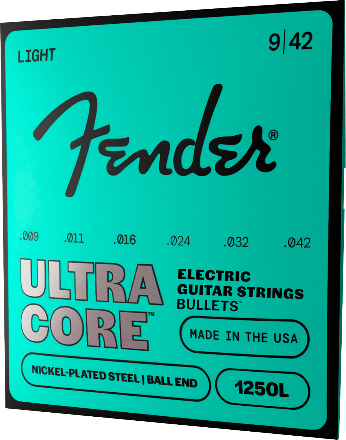 Ultracore Nickel Plated Steel, Ball End, 1250L 09-42, (6)