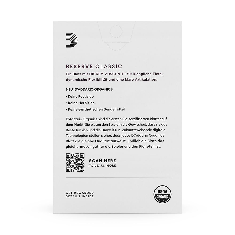 Organic Reserve Classic 2,5 - Clar Allemande