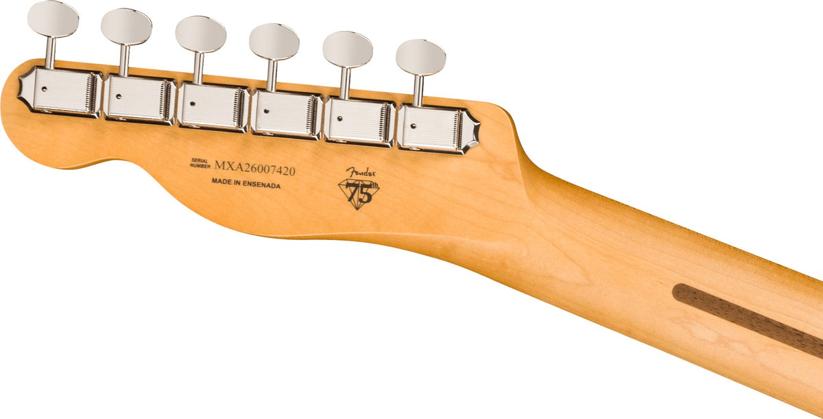 Telecaster 75 Anni Player II Bariton, RW Schwarz