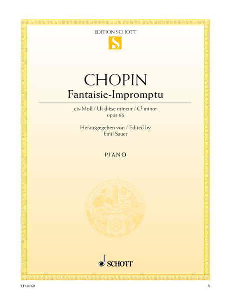 Chopin - FANTAISIE-impromptu Ut Dièse Mineur Op. 66 (posth.) - Piano