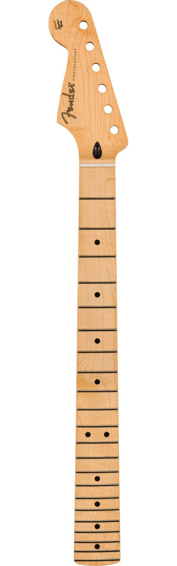 Player Strat Reverse Headstock Neck 22 Medium Jumbo Frets Maple 9.5" Modern "C"