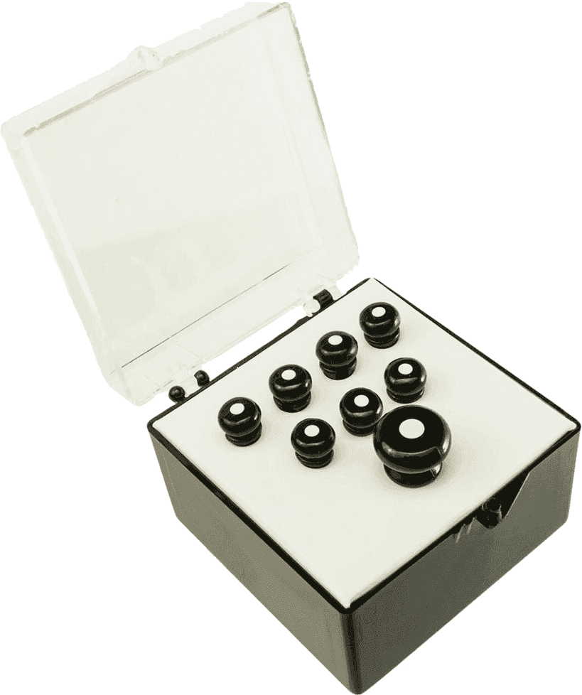ACCESSORIES PARTS ACCESSORIES PINS BLACK WHITE DOT