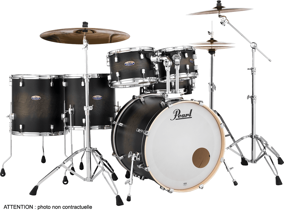 Decade Maple Studio 22 Satin Black Burst