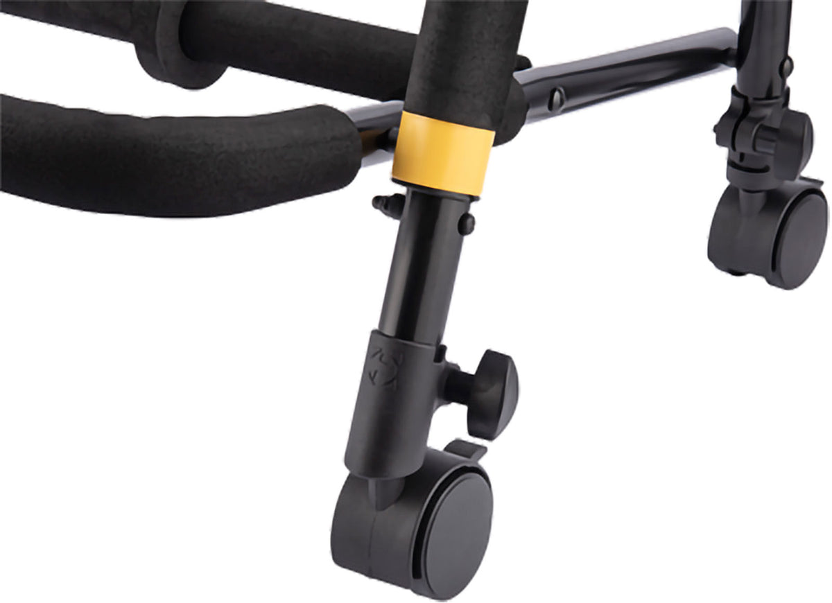 Gitarrenrack für 3 Gitarren mit Rollen