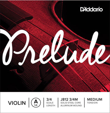 SINGLE STRING (A) FOR VIOLIN PRELUDE NECK 3/4 TENSION MEDIUM