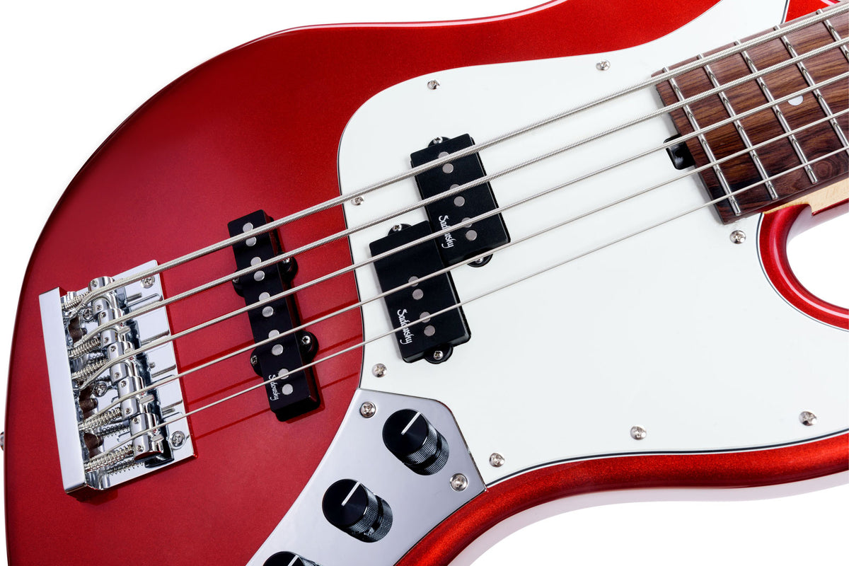 METROEXPRESS 21 HYBRID PJ 5 STRING - CANDY APPLE RD,ROSEWOOD