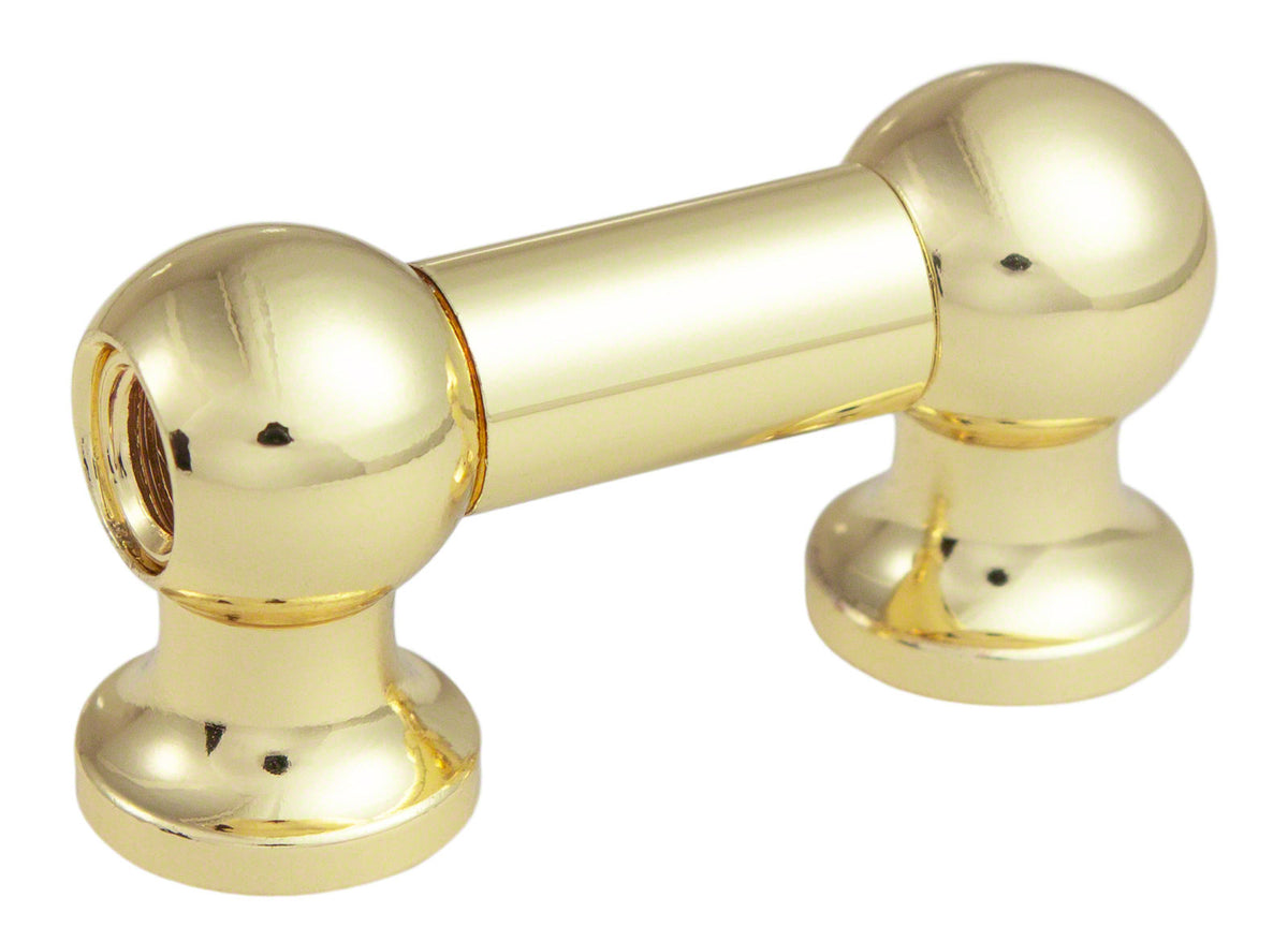 TL12D25-BR Coquille Tube 25mm Dorée Double Tirant (X1)
