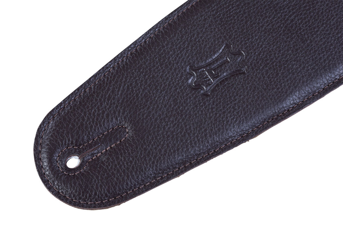 Pelle Imbottita Con Retro In Camoscio Per Basso 9cm - Marrone Scuro