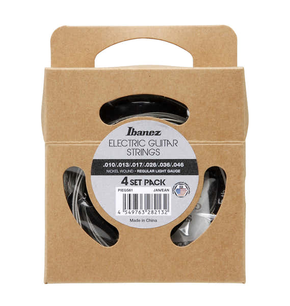 PIEGS61 Nickel Wound Regular Light 10-46 Pack de 4