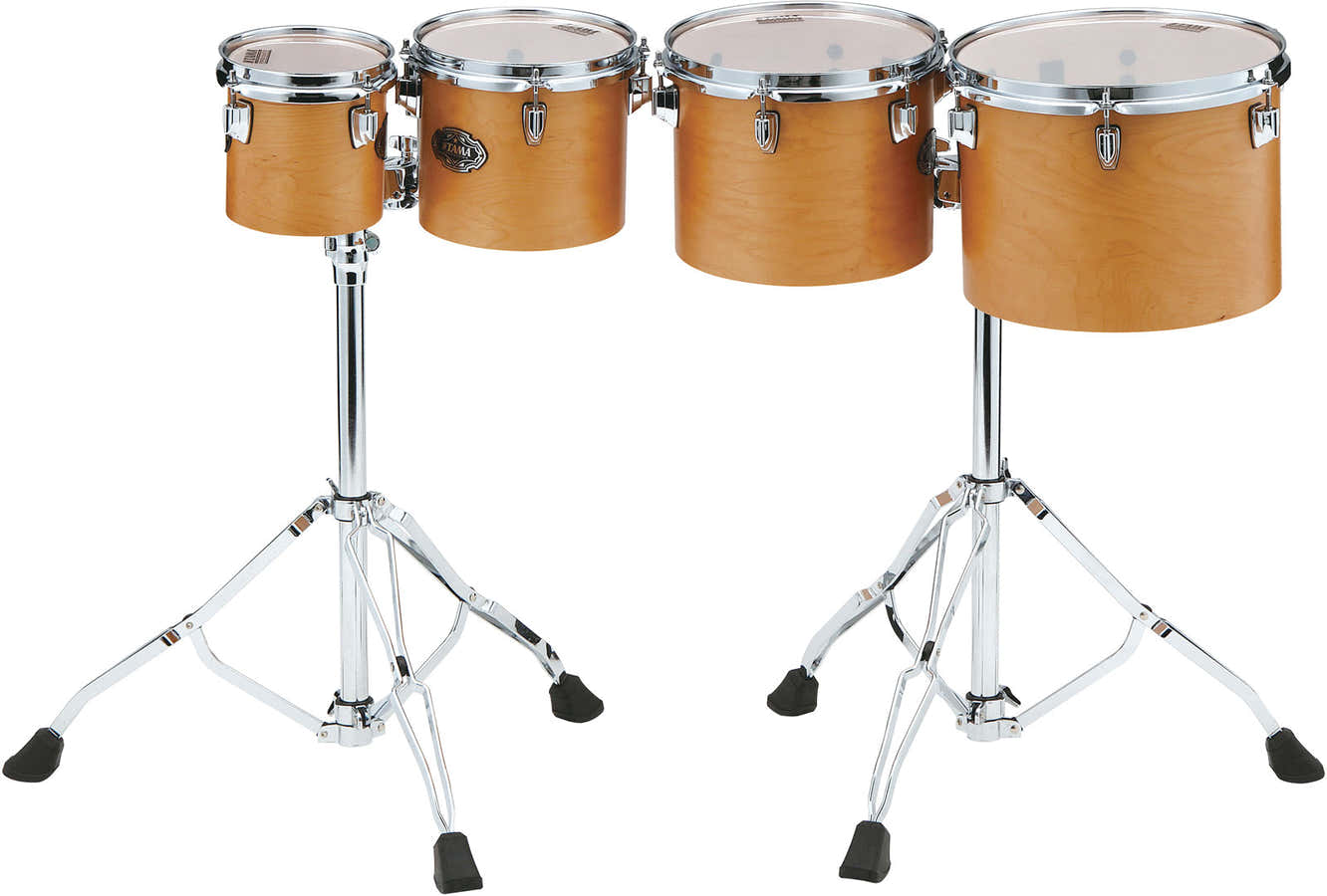 Set Tom De Concert 1 Peau High-Pitched Vintage Antique Maple