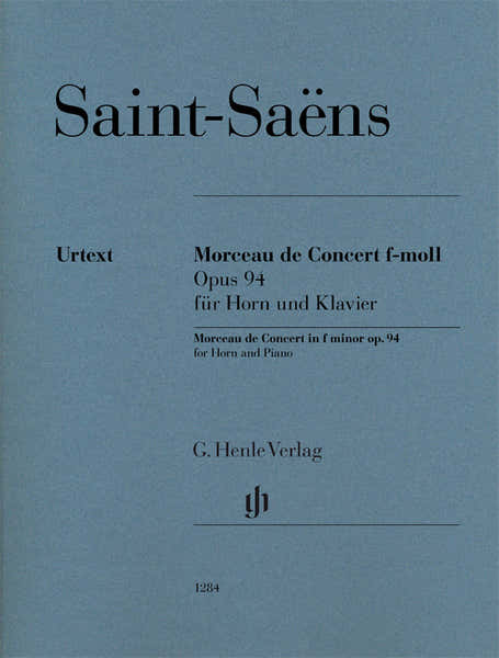 SAINT-saens Camille - Morceau De Concert En Fa Mineur Op.94 - Cor & Piano