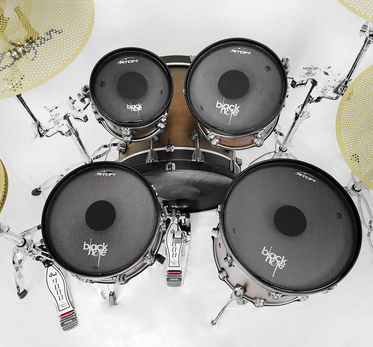 22" BLACK HOLE BD MESH HEAD PRACTICE PAD - 80% LOWER VOLUME