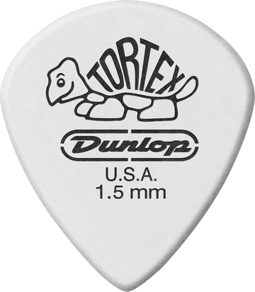 12 x 1,50mm Tortex Weiß Jazz III