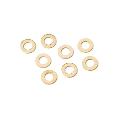 Unterlegscheiben für Halsstab Vintage-Gitarre/Bass .204X.367 Messing (12)