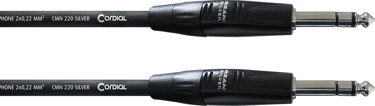 Cordial Câble Audio Stéréo Jack 1,5 M