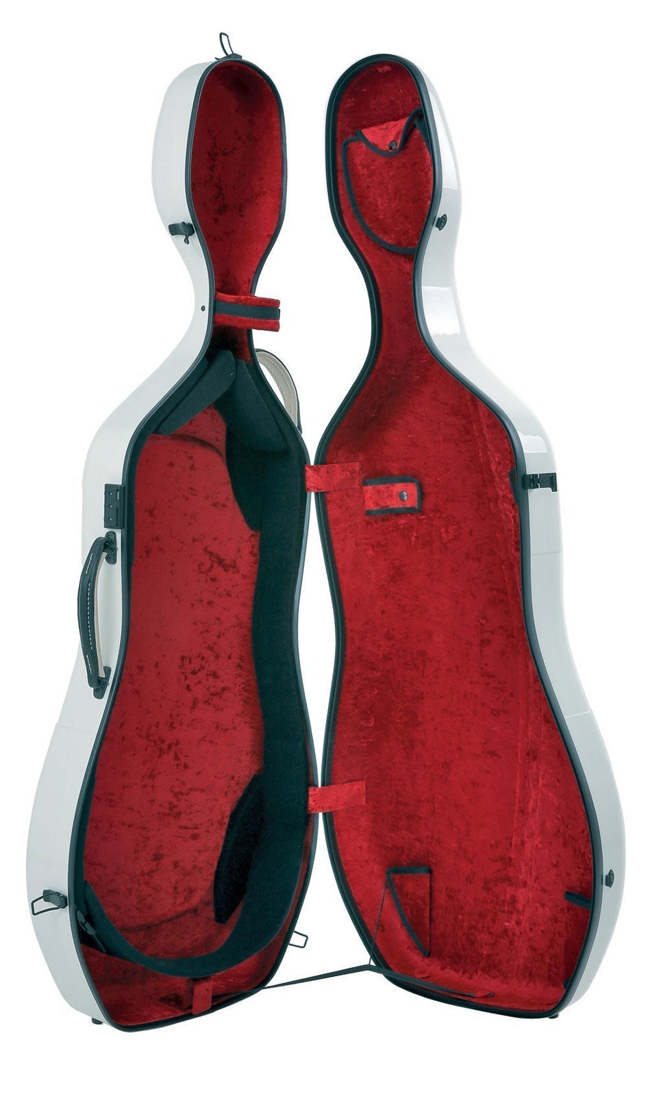 CELLO CASE AIR BLANC/BORDEAUX