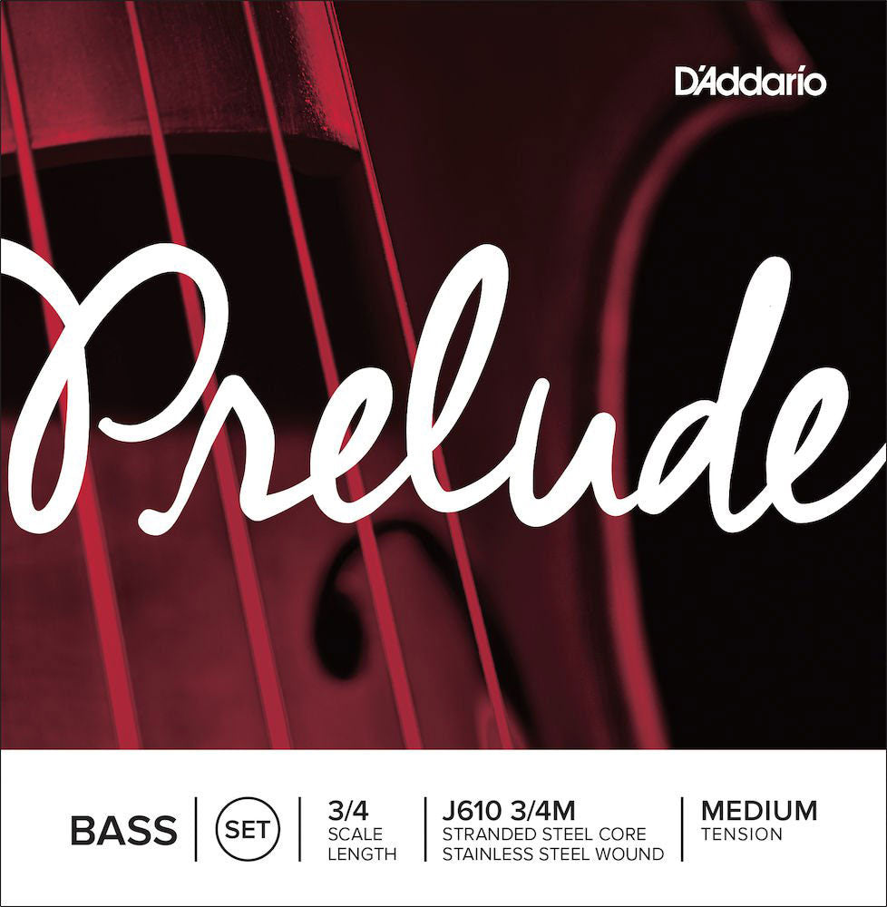 D'ADDARIO 3/4 Cordes Contrebasse Prelude Medium