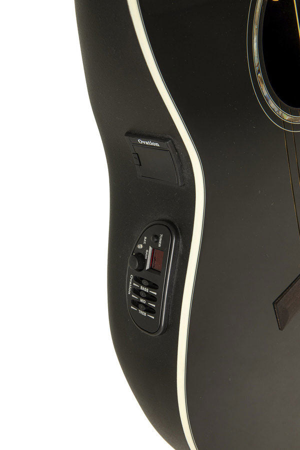 e-akustik klassikgitarre celebrity traditional mid cutaway black