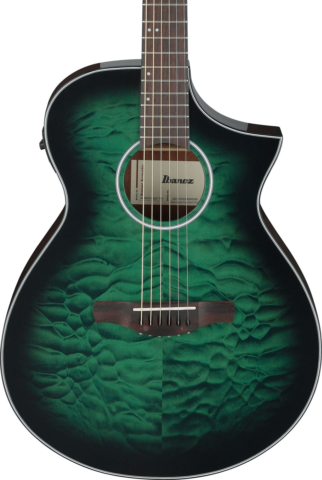 AEWC16QATEH Transparent Emerald Burst