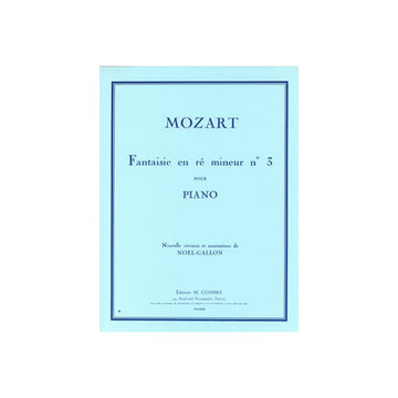 Mozart - Fantaisie No.3 En Ré Mineur - Piano