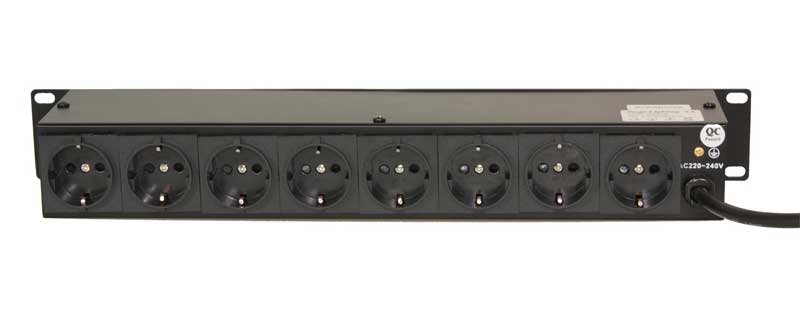 8-Kanal-Schalter für Lichtbox 19" Rack