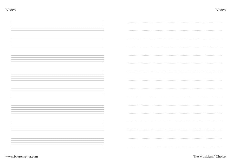 Carnet Musique (Bach)