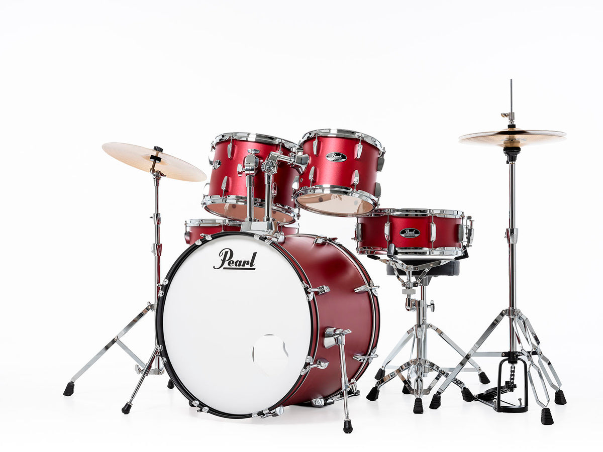 RSS525SCC-747 - Roadshow 5F rock 22" + Sabian Solar 2 cymbales Matte Red