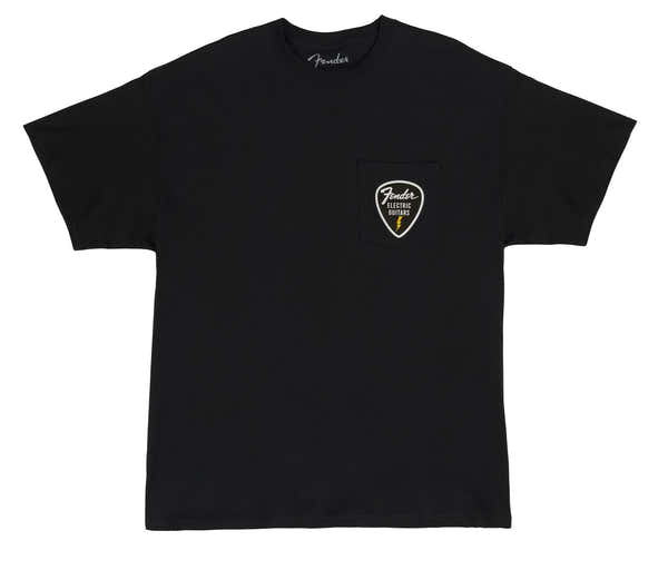 "L" Pick Patch Pocket Tee Black