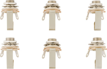 Presa di uscita per chitarra da 1/4" a 2 conduttori (confezione da 6)