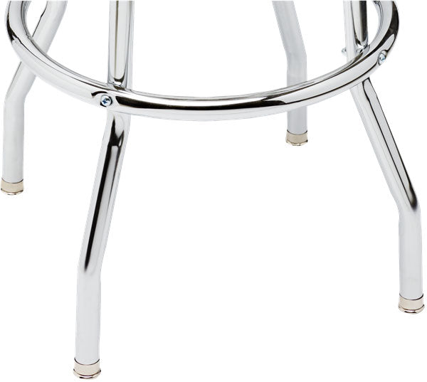 30" Blackout Backrest Barstool With Embossed Logo