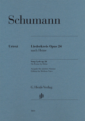 Schumann Robert - Liederkreis Op.24 - Voix Moyenne & Piano