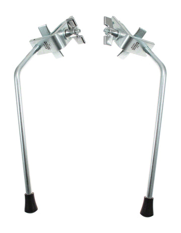938 - "CLAMP ON RIM" BASS DRUM SPURS - VINTAGE STYLE