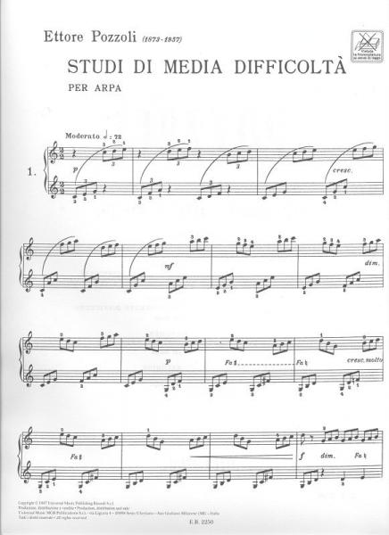 Pozzoli E. - Studi Di Media Difficolta - Harpe