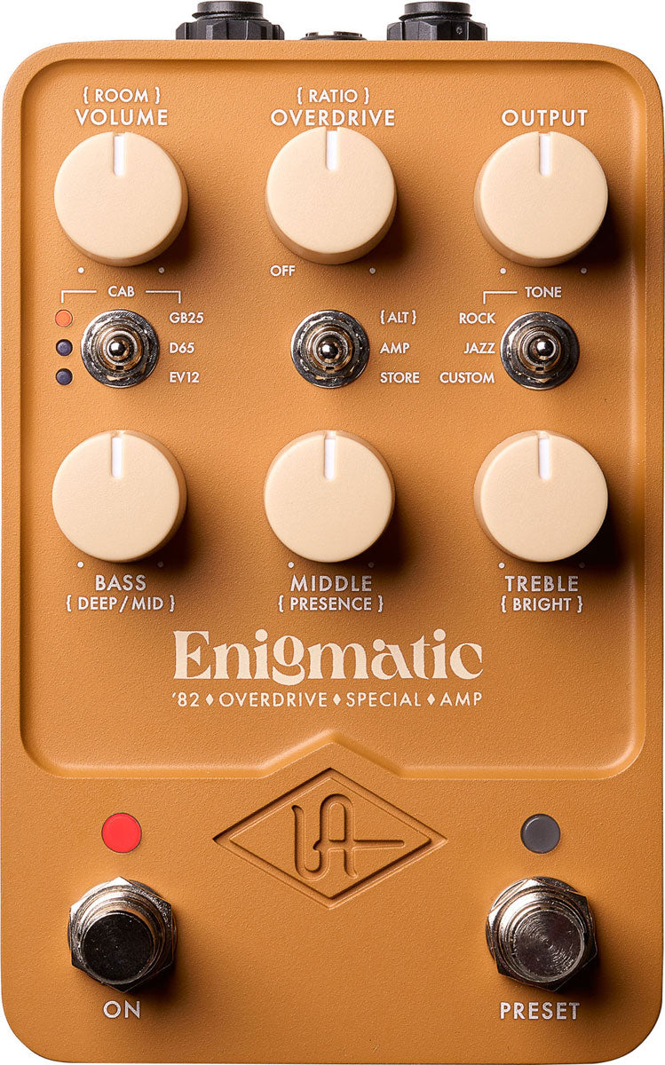 Universal Audio UAFX Enigmatic 82 Overdrive Special Amplificatore