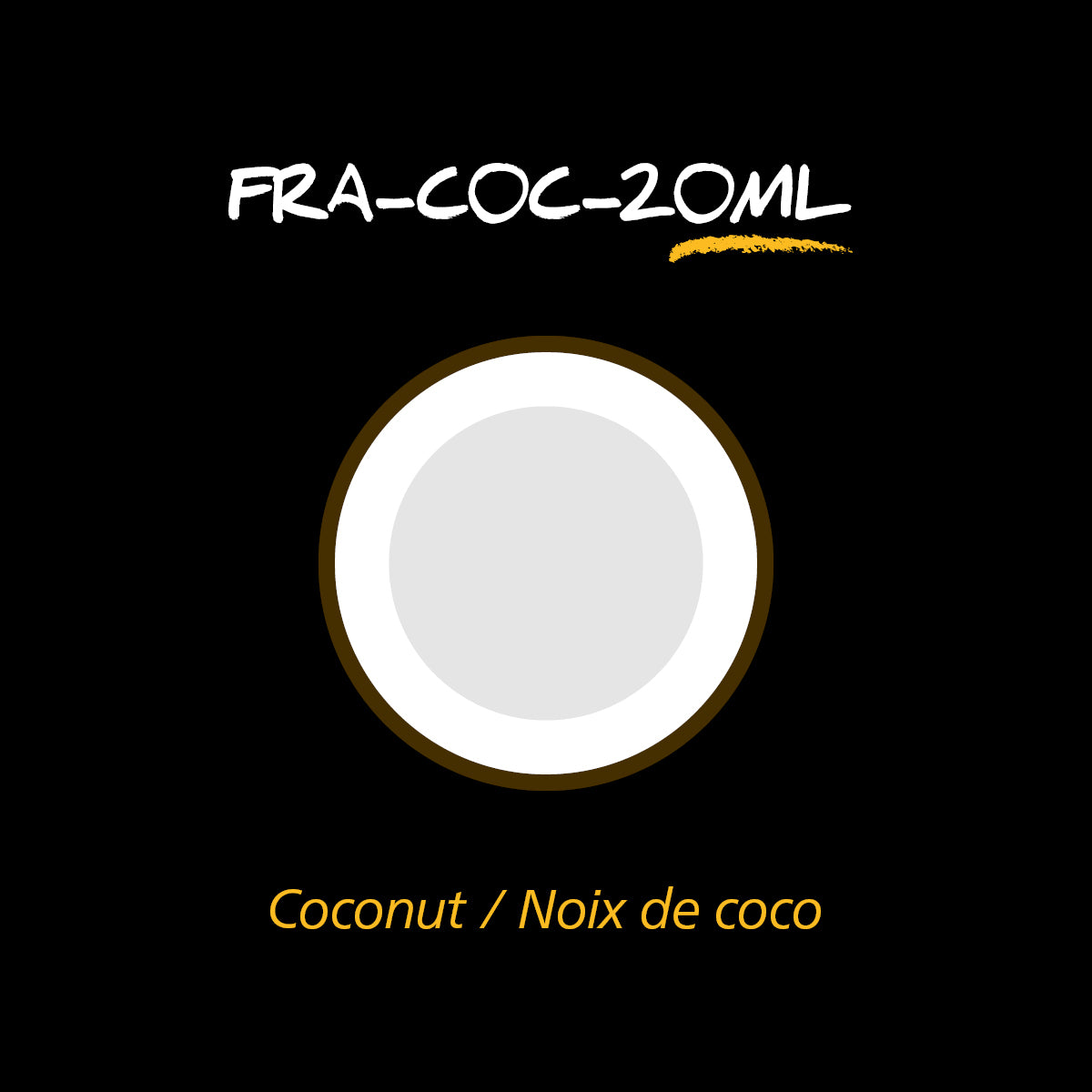 Parfum pour Liquide à Fumée et Brouillard Noix de Coco 20ML