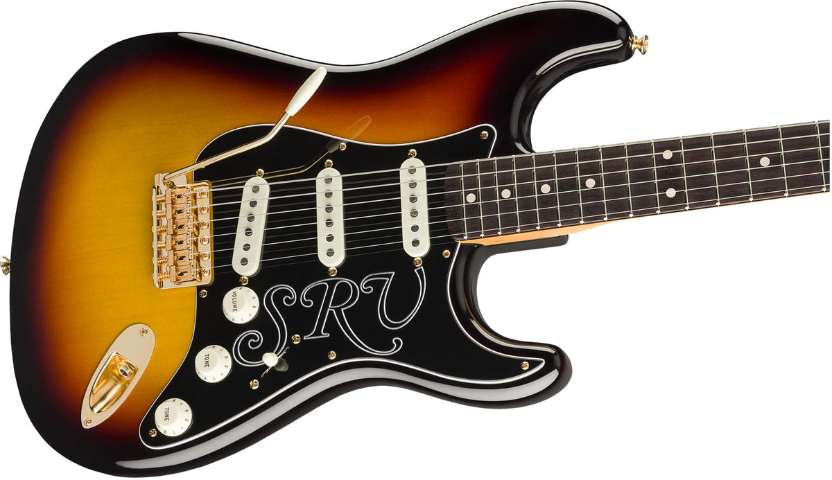 Stratocaster Stevie Ray Vaughan NOS mit GH 3-Color Sunburst Signaturkünstler 2025
