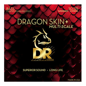 30-125 Multi-Scale Dragon Skin+ Coated 6-String Medium Tapered