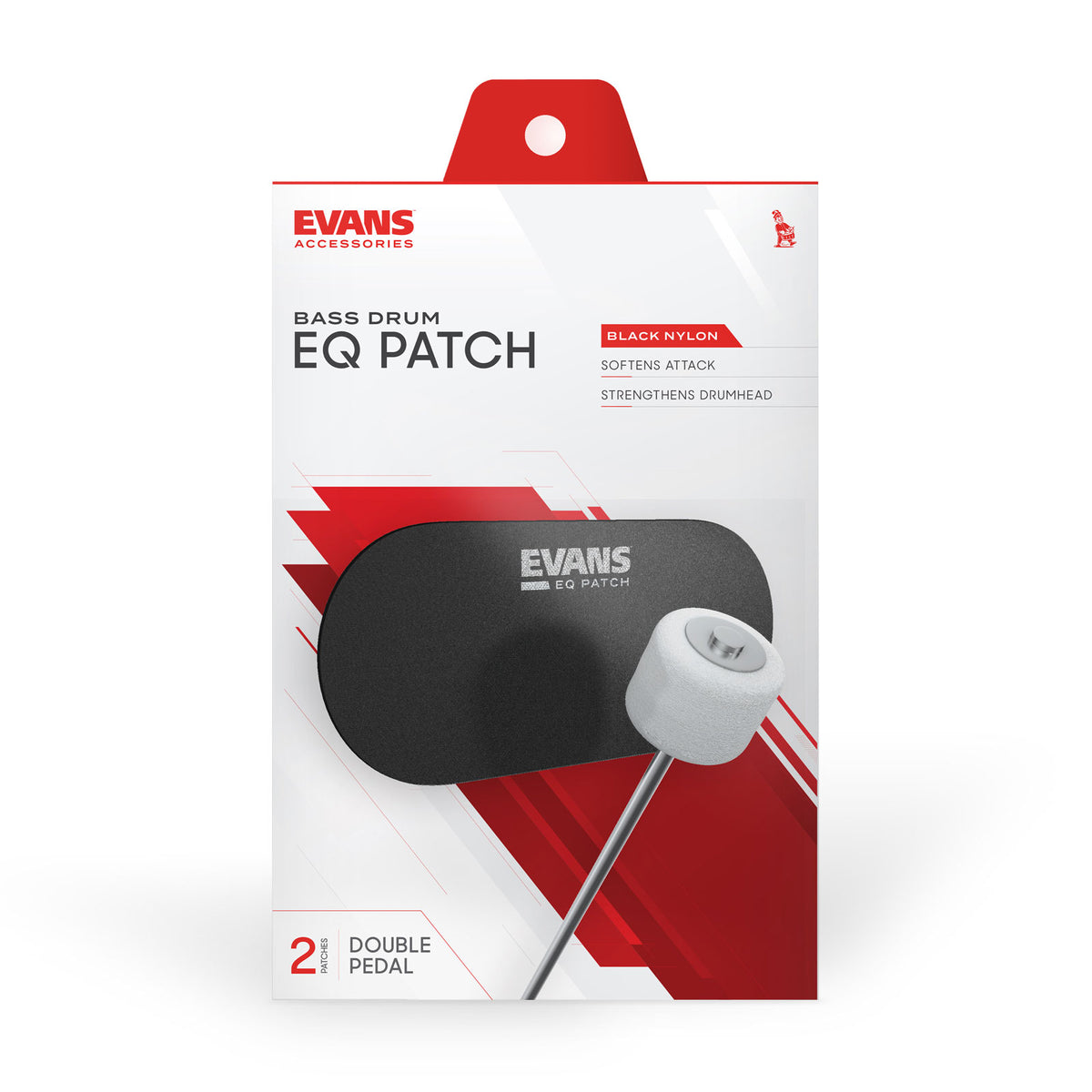 EQPB2 - Patch Pour Double Pédale Eq Nylon Noir