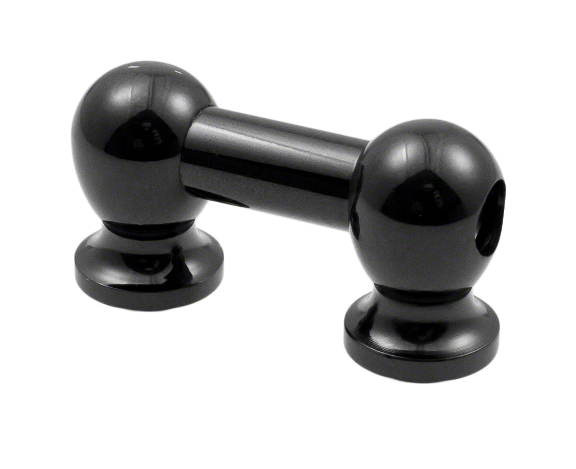 TL1S25-BK - BLOCCHETTO TUBO NERO - 25MM - SOLO (X1)