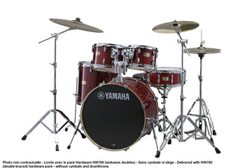 STAGE CUSTOM BIRCH - FUSION 20" - CRANBERRY RED + PACK HARDWARE HW780
