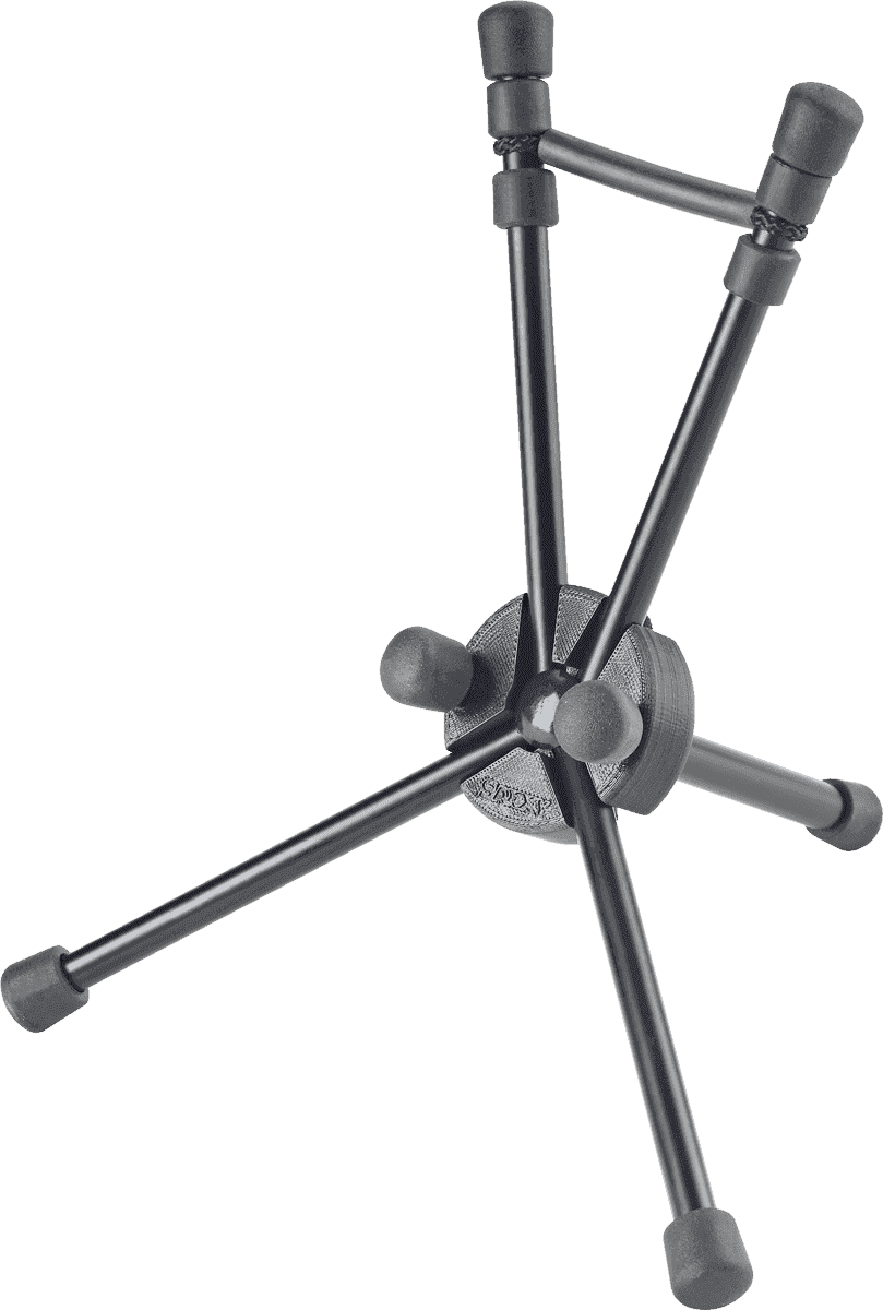 K&M 14355-000-55 Stand Saxxy Noir Pour Saxophone Soprano