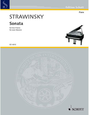 Stravinsky - Sonate - 2 Pianos (4 Hets)