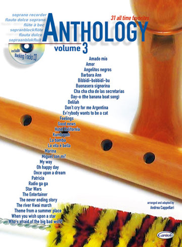 Cappellari A. - Anthology Vol.3 + CD - Flûte À Bec Soprano